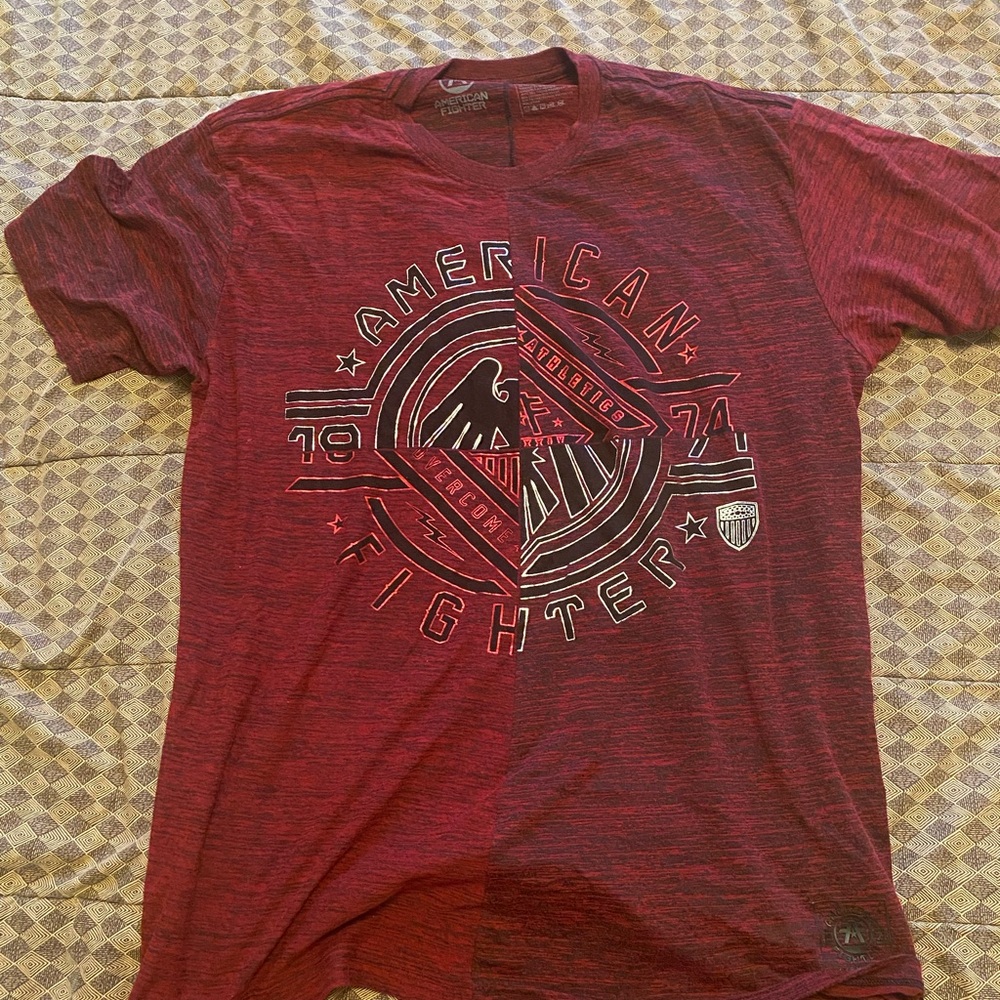 1989s American Fighter Red T-Shirt